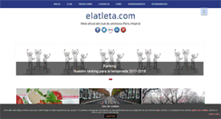 Desktop Screenshot of elatleta.dorsalcero.net