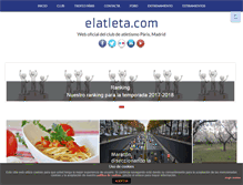 Tablet Screenshot of elatleta.dorsalcero.net